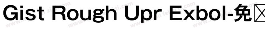 Gist Rough Upr Exbol字体转换